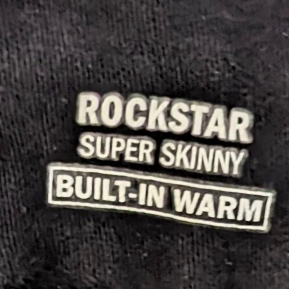 🧭Old Navy "Rock Star" Super Skinny Mid-Rise Jeans in "Black Jack" Color - Picture 7 of 9
